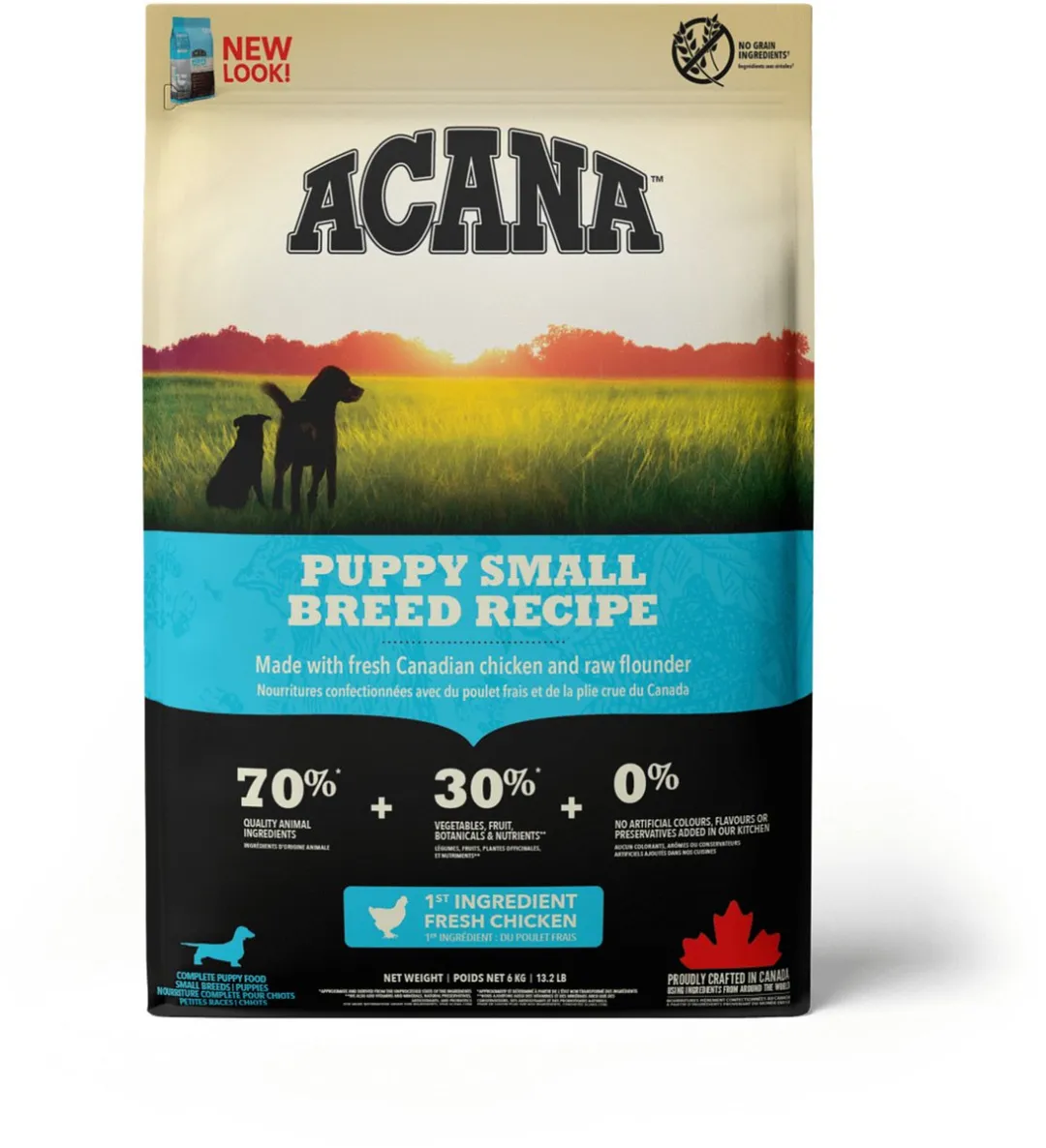 Acana Heritage Puppy Small Breed Kip & Kalkoen - 6 kg