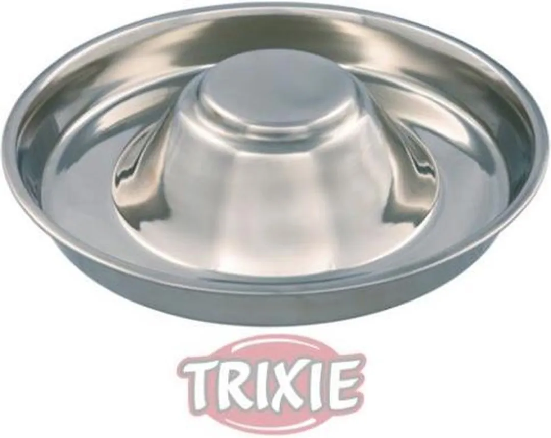 Trixie Junior Voerbak RVS - 29cm 1400ml - Zilver