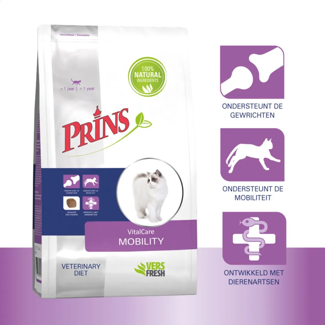 Prins VitalCare Mobility Kattenvoer - 3x1,5kg
