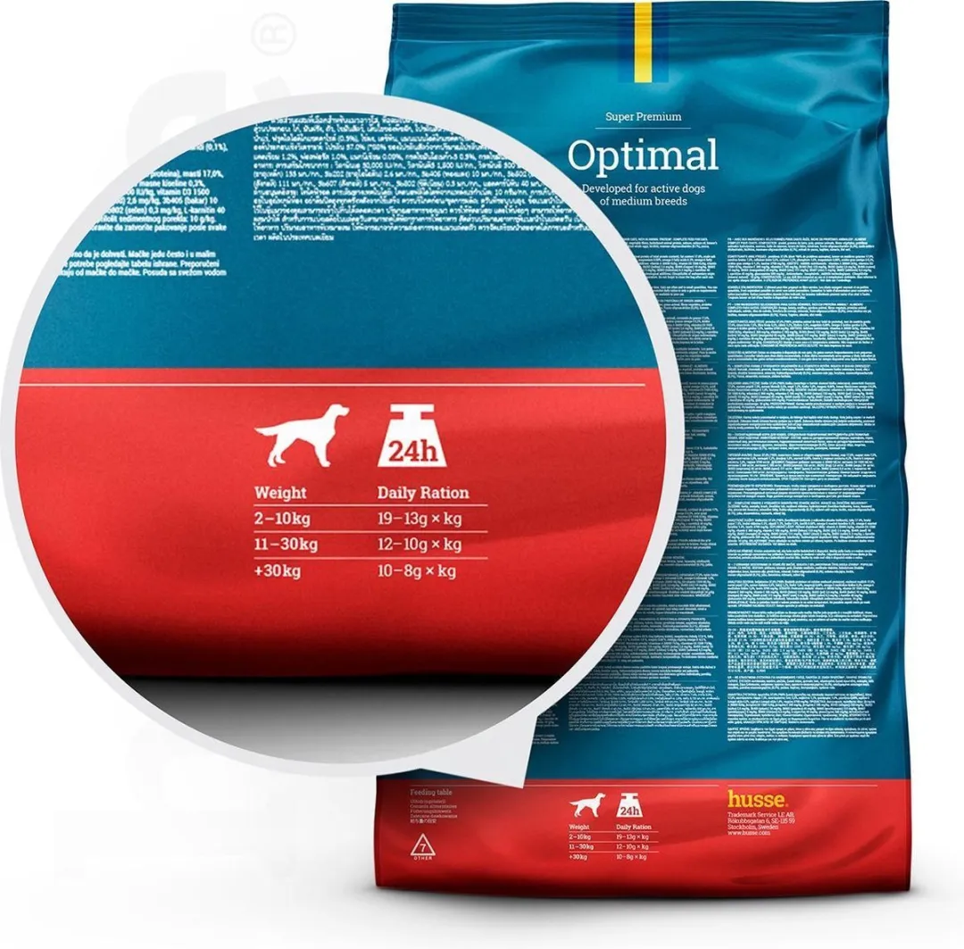 Husse Optimal Hondenbrokken - 24 kg (2x12kg)