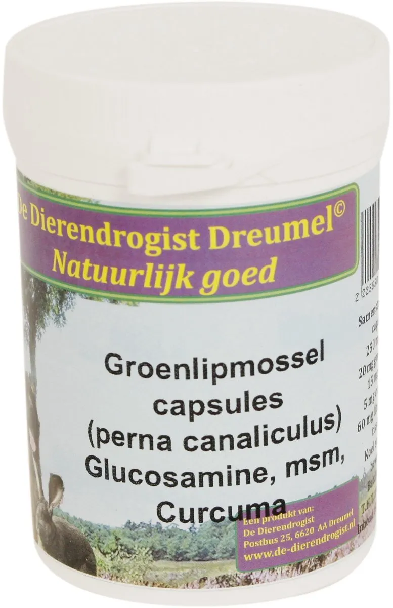 Dierendrogist Groenlipmossel Capsules