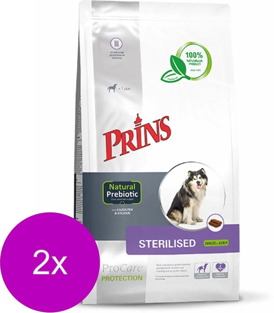 Prins Procare Protection Gesteriliseerd Hondenvoer - 2x3kg