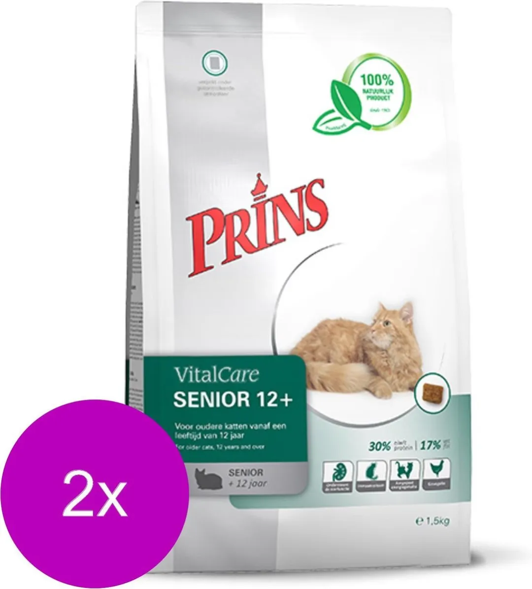 Prins Vitalcare Cat Senior 12+ Kattenvoer