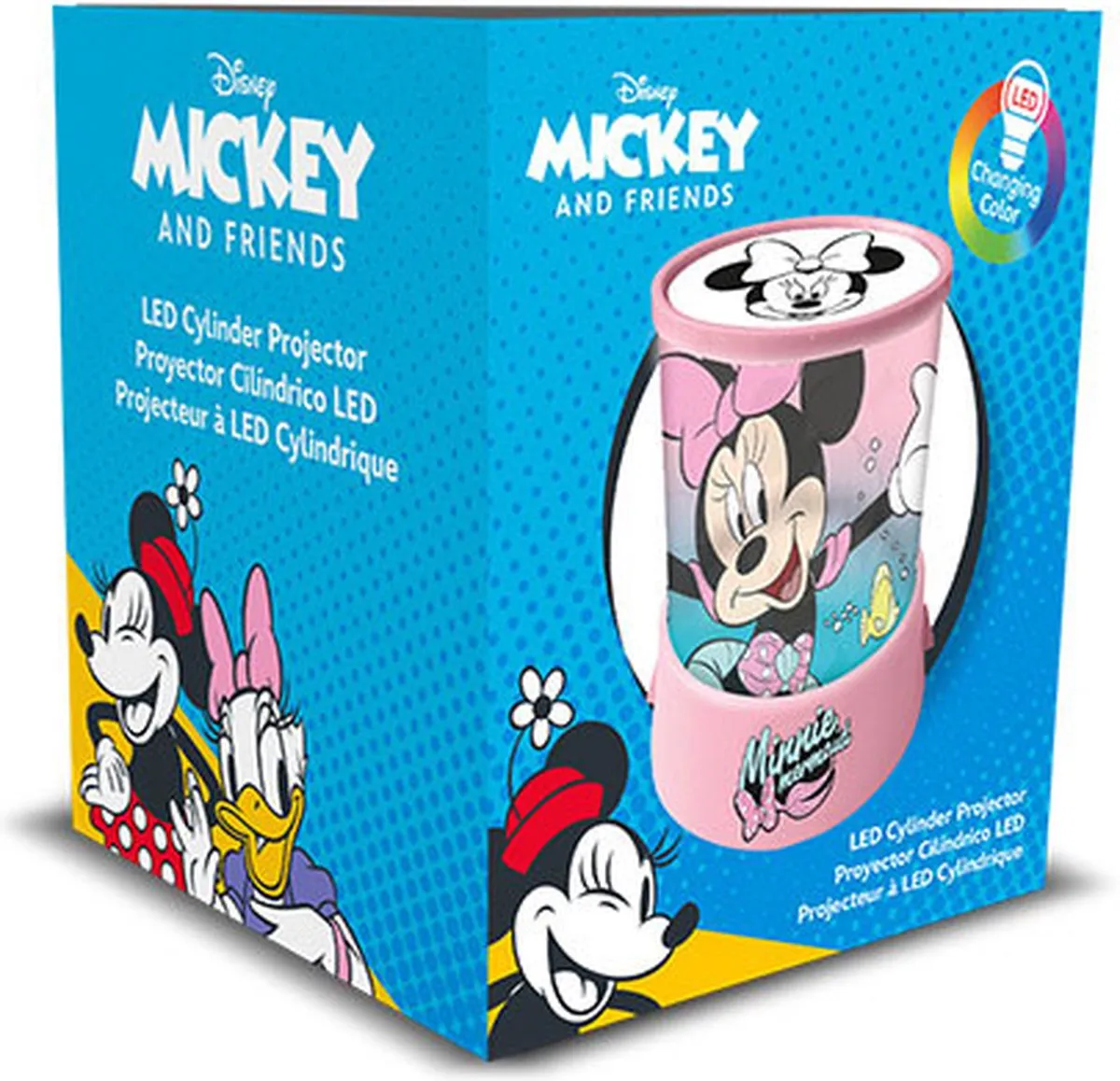 Disney Minnie Mouse Nachtlamp - Roze
