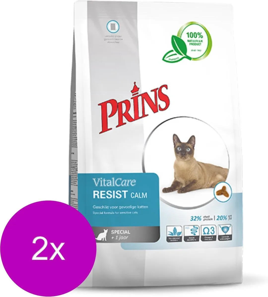 Prins Vitalcare Resist Calm Gevogelte Kattenvoer - 20 kg