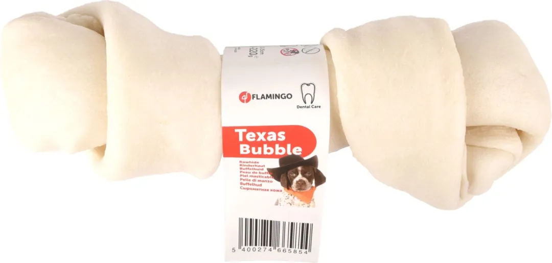 Flamingo Texas Bubble Bone Hondensnack 25cm - 200 gram