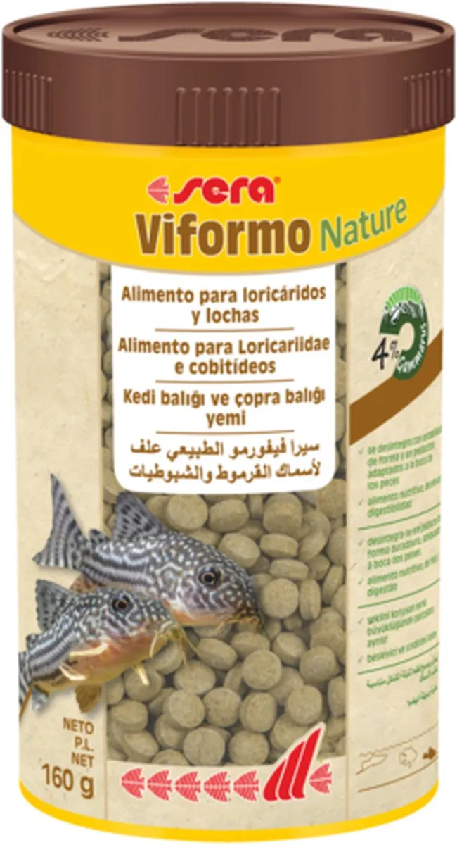 Sera Viformo 100 ml, tabl. - pokarm dla bocji i ryb sumoksztaĹ‚tnych