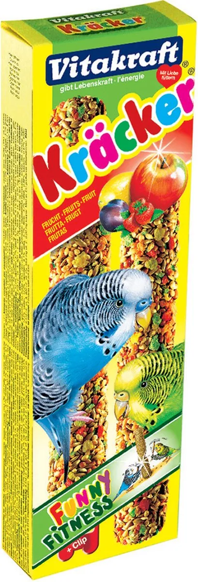 Vitakraft Parkietkracker Fruit 2-in-1 - Vogelsnack