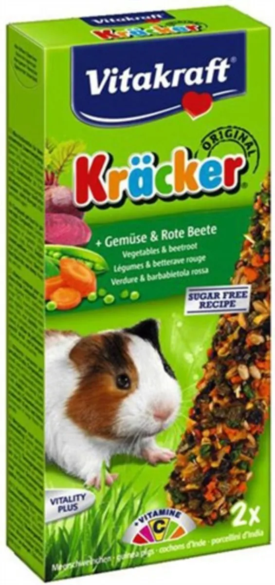Vitakraft Cavia Kracker Groente - 2 Stuks