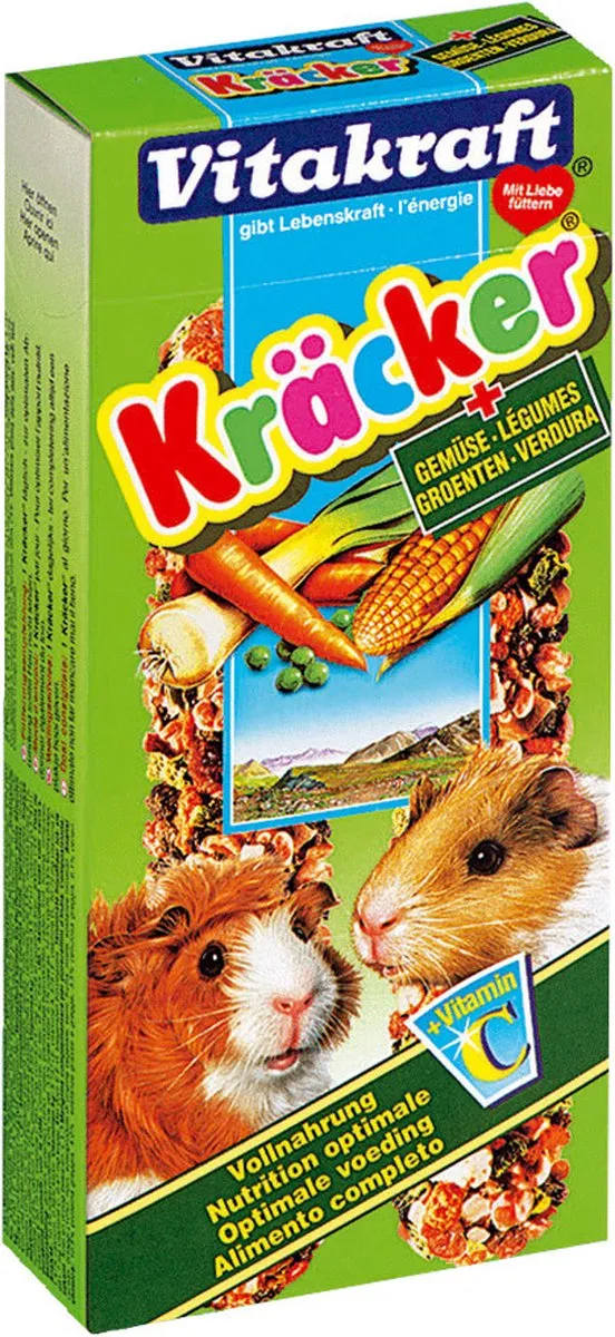 Vitakraft Cavia Kracker Groente - 2 Stuks