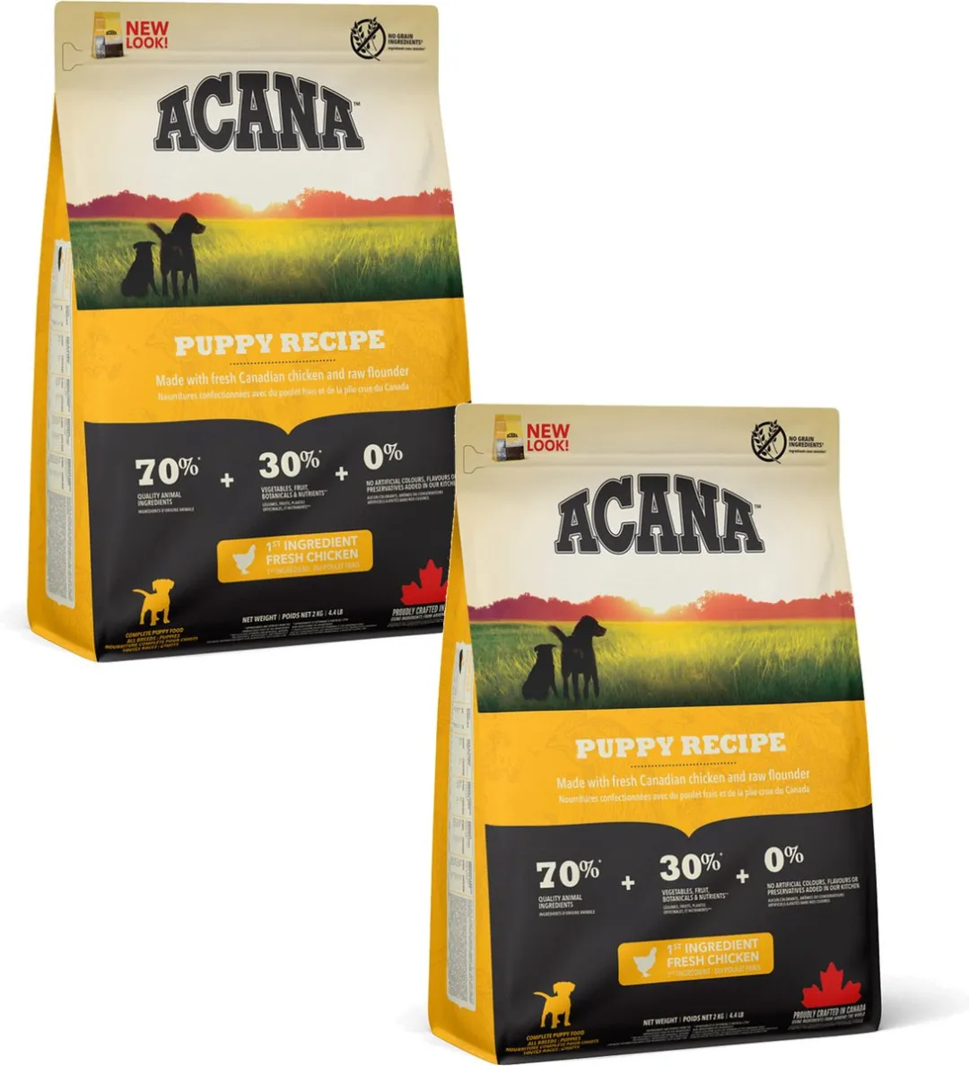 Acana Heritage Puppy & Junior Kip & Kalkoen - 2x2kg