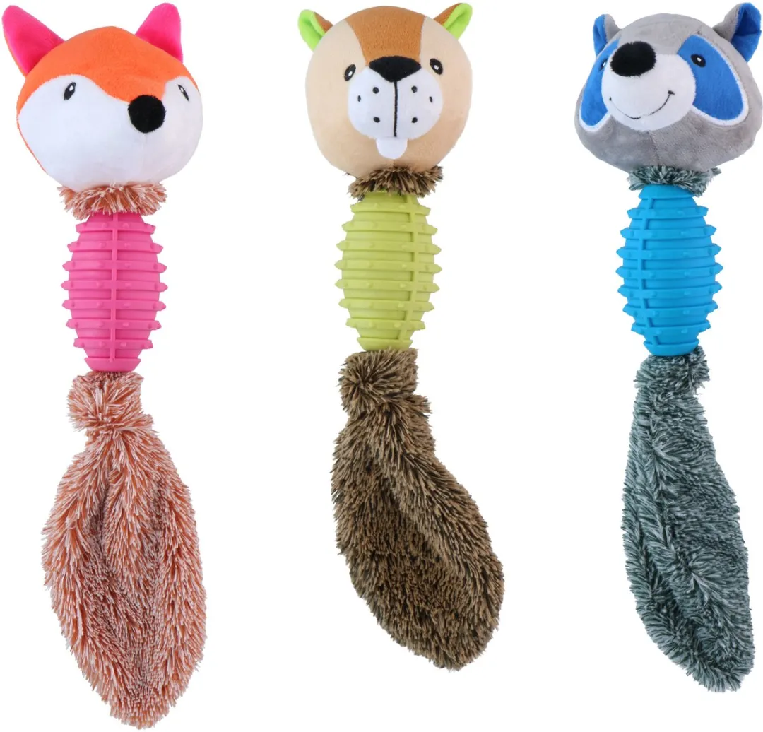 Pet Toys - Hondenspeelgoed - Honden - Dierendesign - 43,5 cm - Set van 3