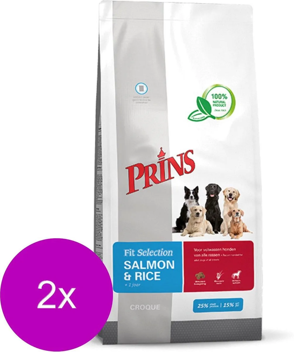 Prins Fit-Selection Zalm & Rijst Hondenvoer