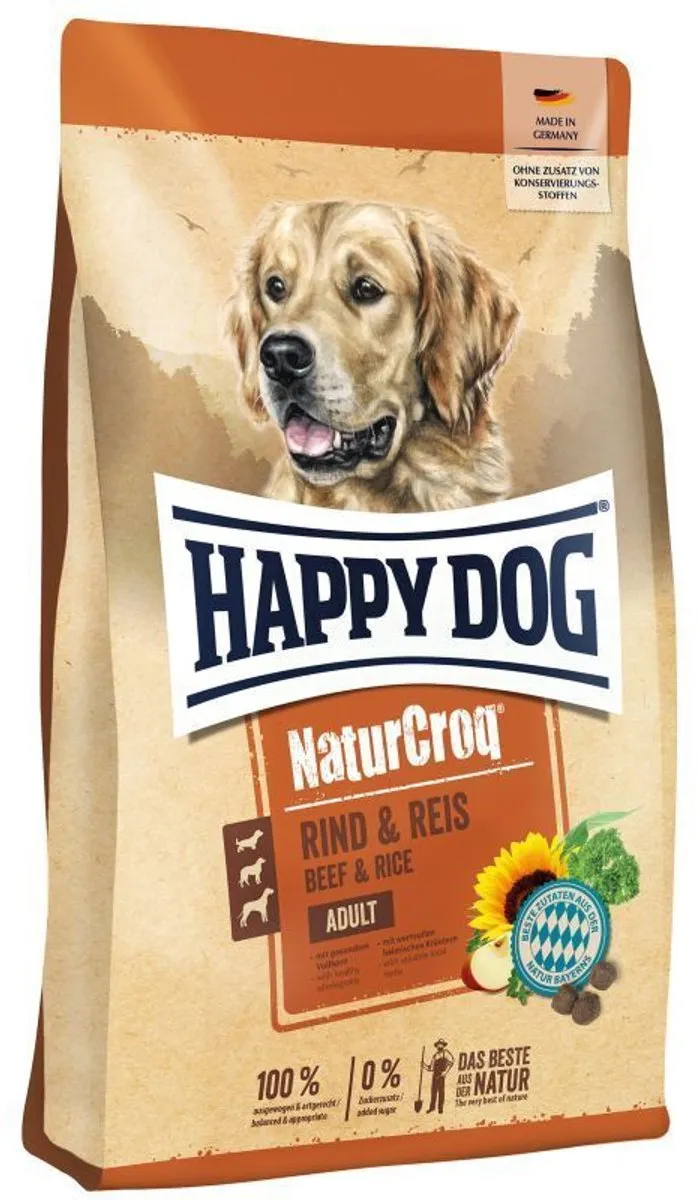 Happy Dog NaturCroq Rund & Rijst 11kg