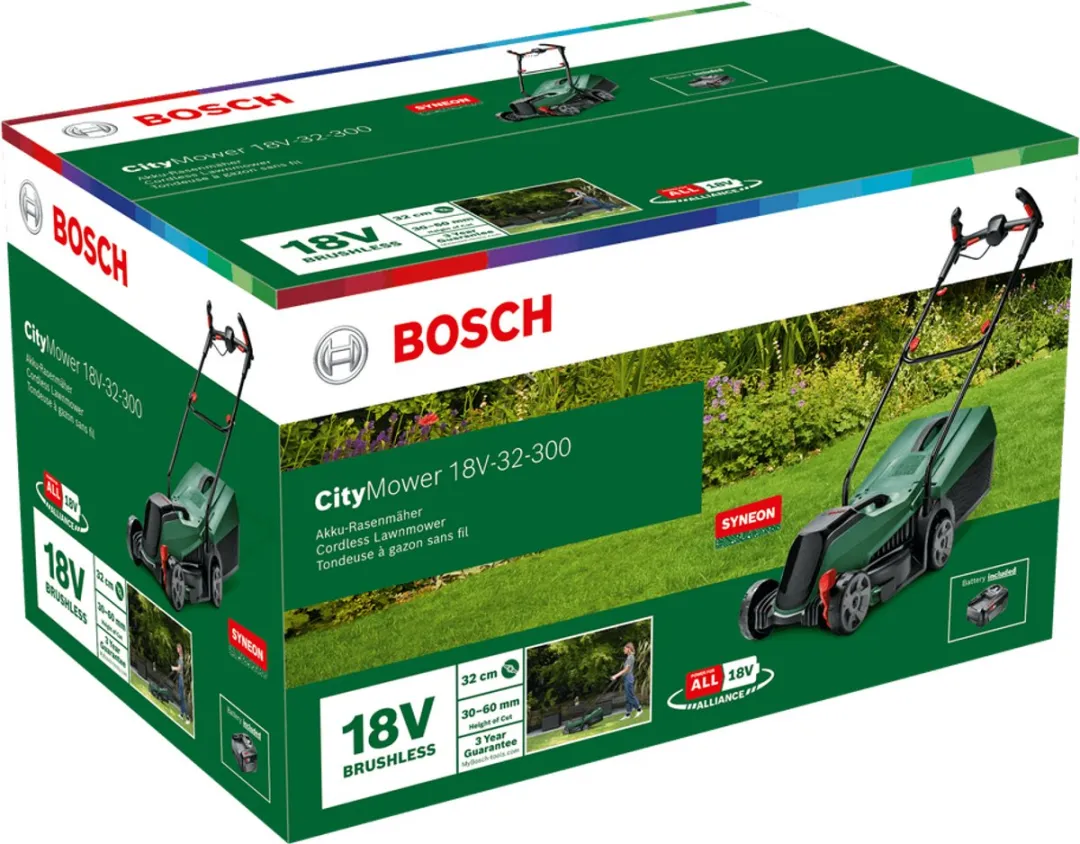 Bosch CityMower 18V-32 Accu Grasmaaier - 32cm - 31L - afbeelding 6 van 6