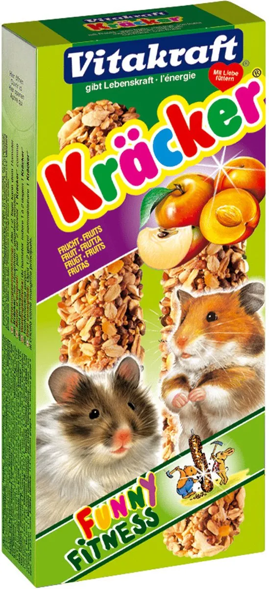 Vitakraft Hamsterkracker Fruit Hamstersnack - 2 Stuks