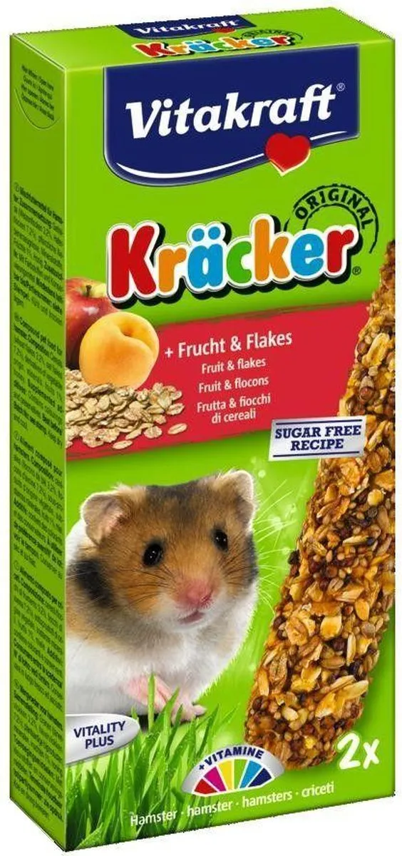 Vitakraft Hamsterkracker Fruit Hamstersnack - 2 Stuks