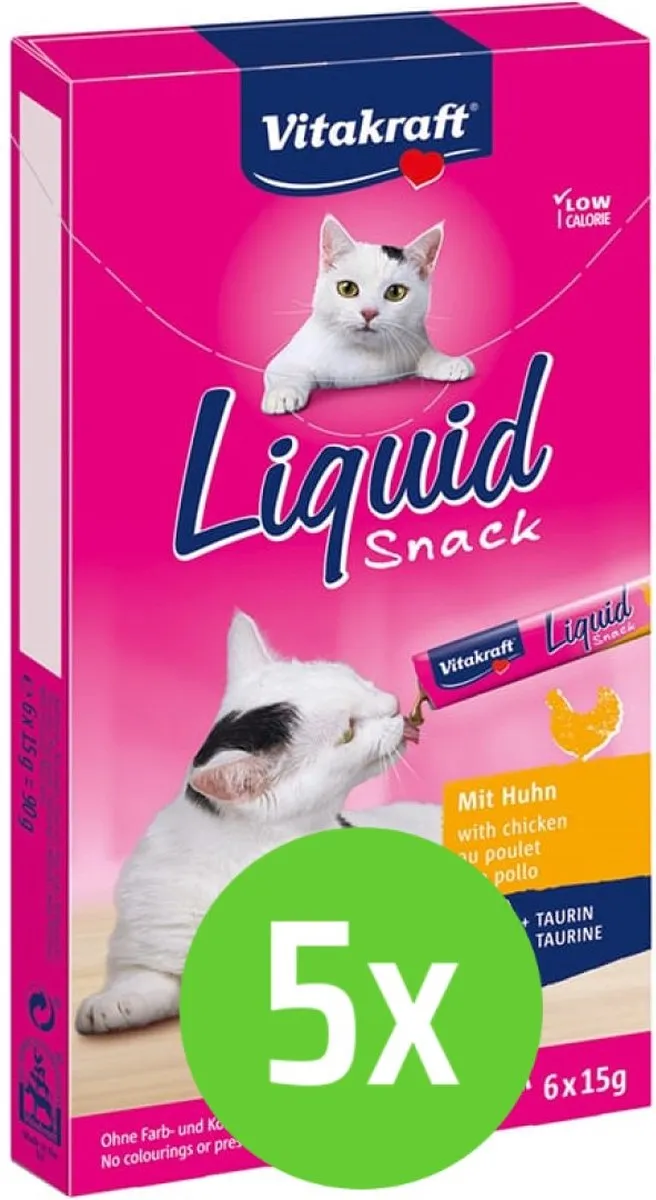 Vitakraft Cat Liquid-Snack Kip & Taurine