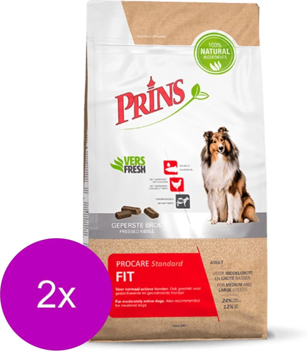 Prins Procare Standard Fit Hondenvoer - 2x20kg
