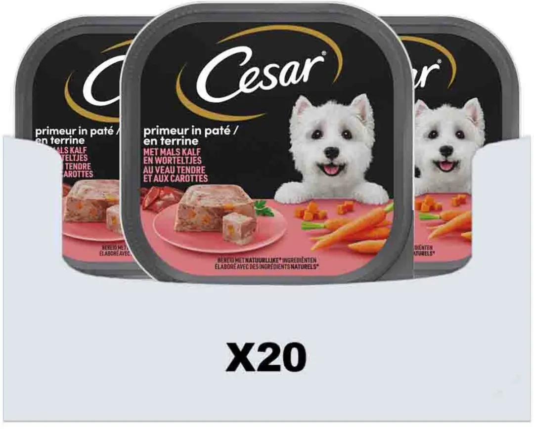 César Alu Kalf & Worteltjes 300g - 20 Stuks