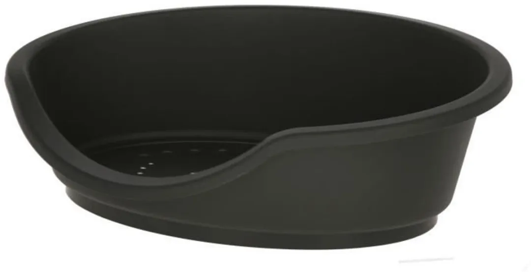 KERBL - DREAMER Mand / Prullenbak - Zwart - Gerecycled plastic - 80x60x25cm