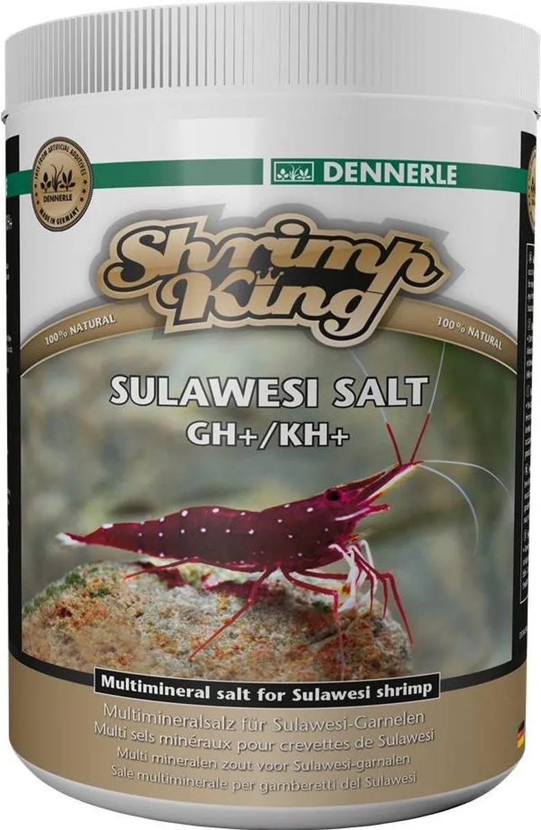 Dennerle Shrimp King Sulawesi Salt GH/KH+ 1000g