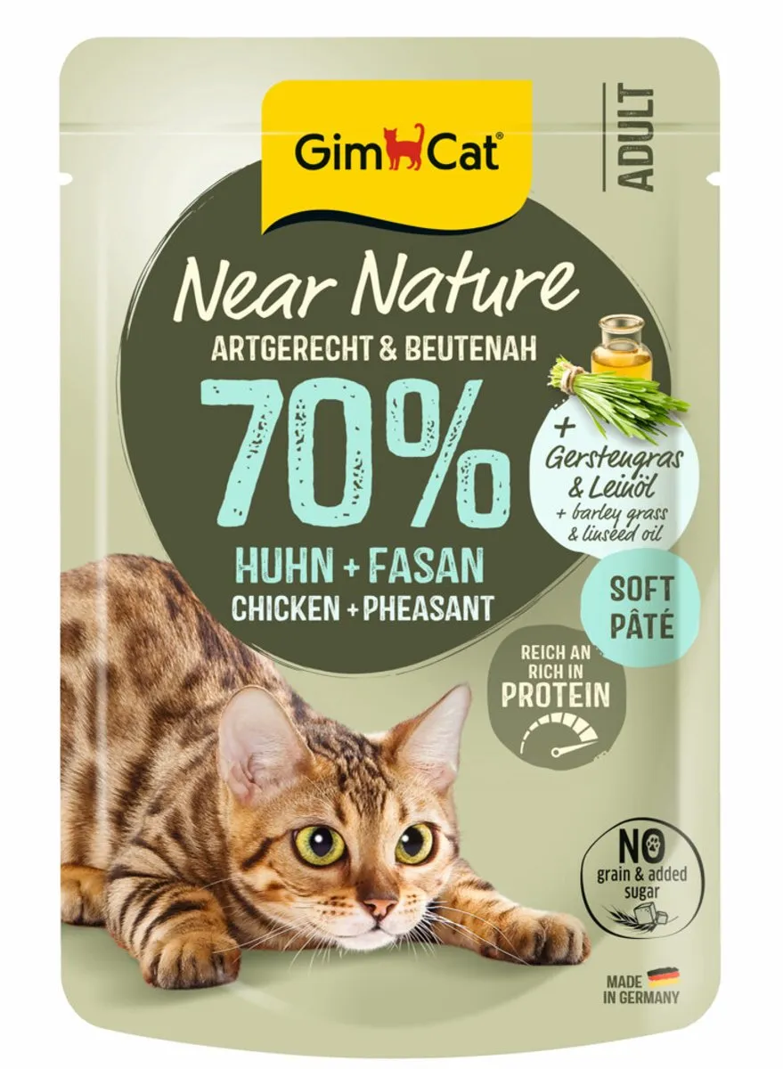 GimCat Near Nature Kip & Fazant Kattenvoer
