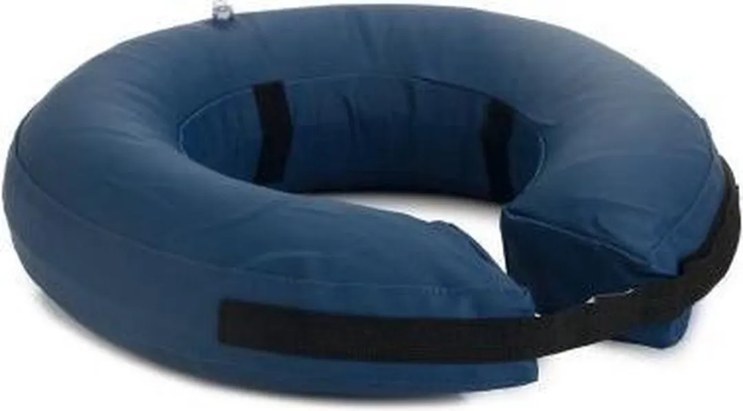 Beeztees Opblaasbare Hondenkraag L 40-60cm - Donkerblauw