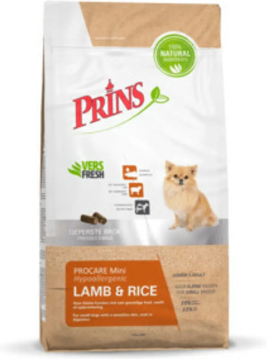 Prins ProCare Mini Lamb & Rice 15kg