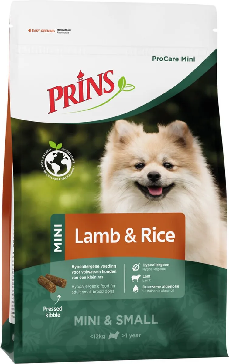 Prins ProCare Mini Lamb & Rice 15kg