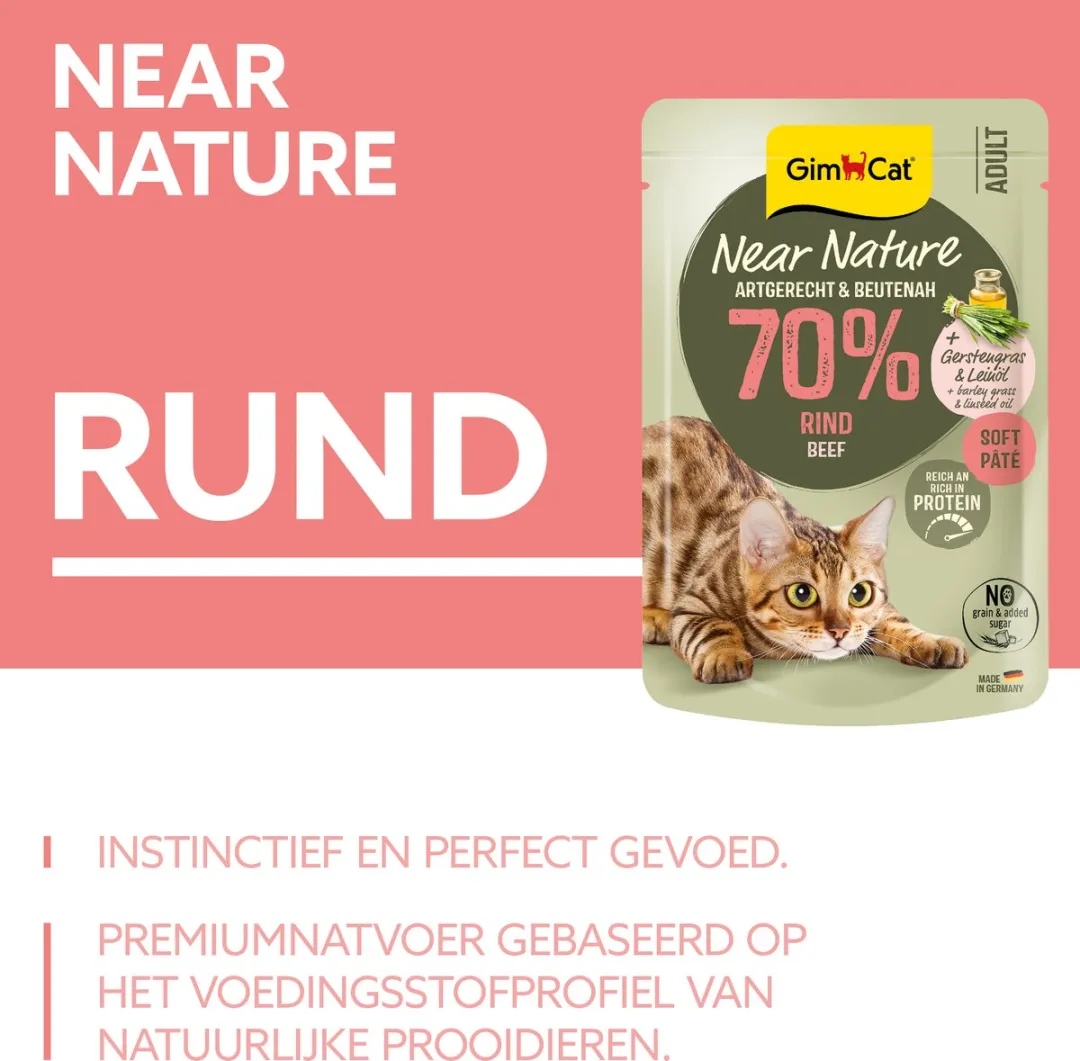 GimCat Near Nature Kattenvoer Rund - 16x85g - afbeelding 6 van 6