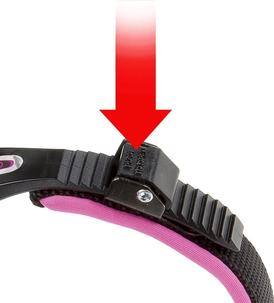 Ferplast ErgoComfort Halsband M - Roze - 1 Stuk