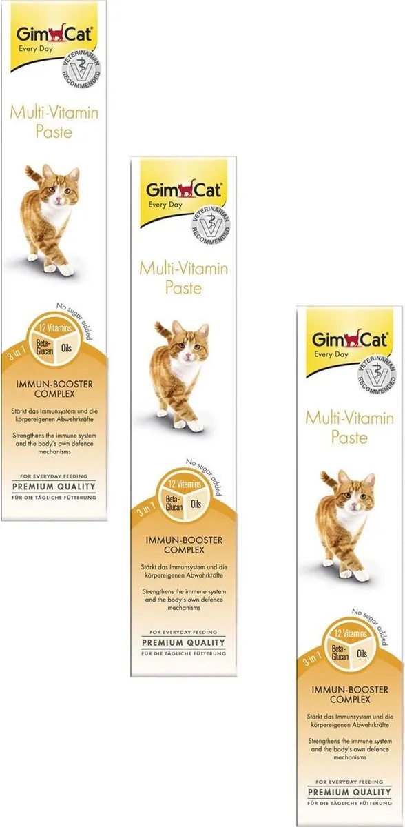 GimCat Multi-Vitamin Pasta - 3x50g