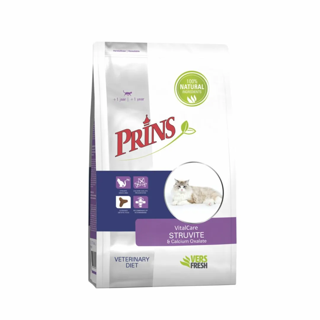 Prins VitalCare Veterinary Diet Struvite & Calciumoxalate Kattenvoer
