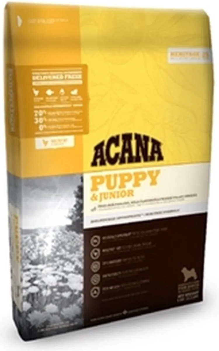 Acana Heritage Puppy & Junior Kip & Kalkoen Hondenvoer 11.4kg