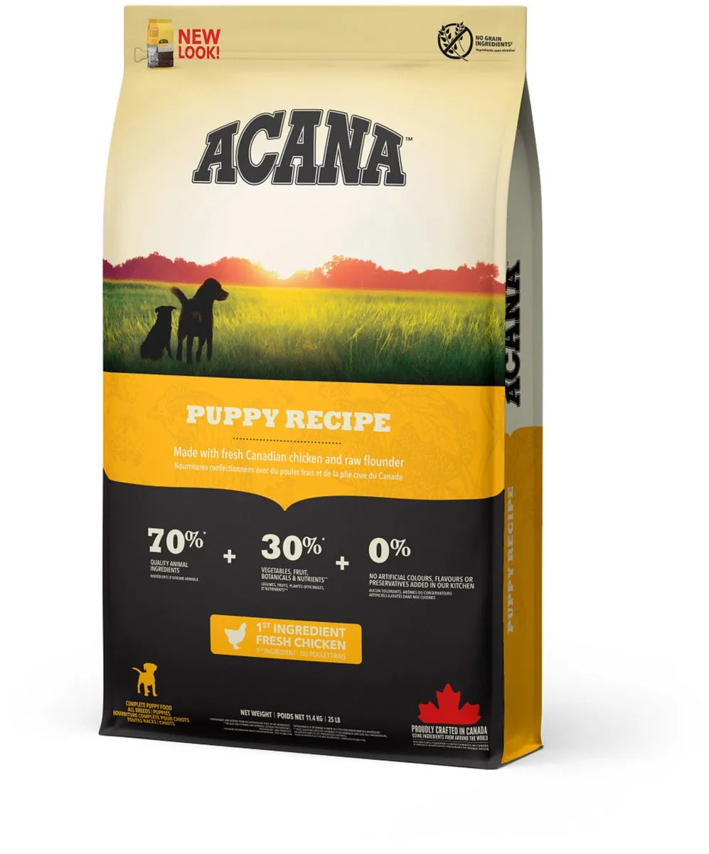 Acana Heritage Puppy & Junior Kip & Kalkoen Hondenvoer 11.4kg