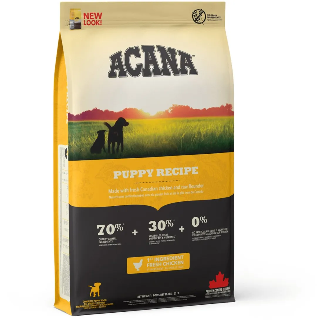 Acana Heritage Puppy & Junior Kip & Kalkoen Hondenvoer 11.4kg