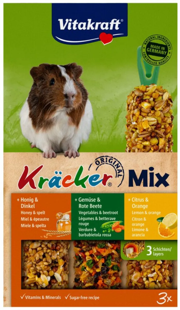 Vitakraft Cavia Kracker Honing Fruit Citroen
