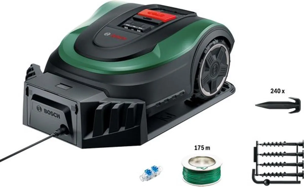 Bosch Indego M+ 700 Robotmaaier - 700 m² - Basisstation & accessoires