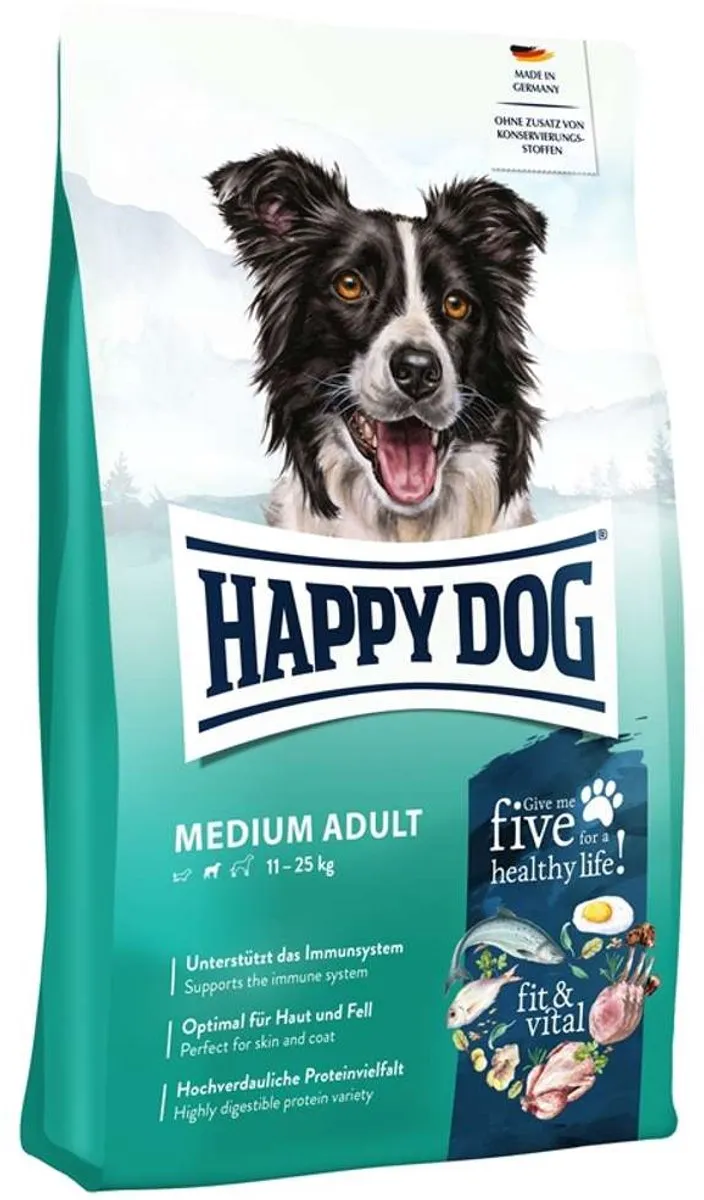 Happy Dog Fit & Vital Medium Adult Hondenvoer 12kg