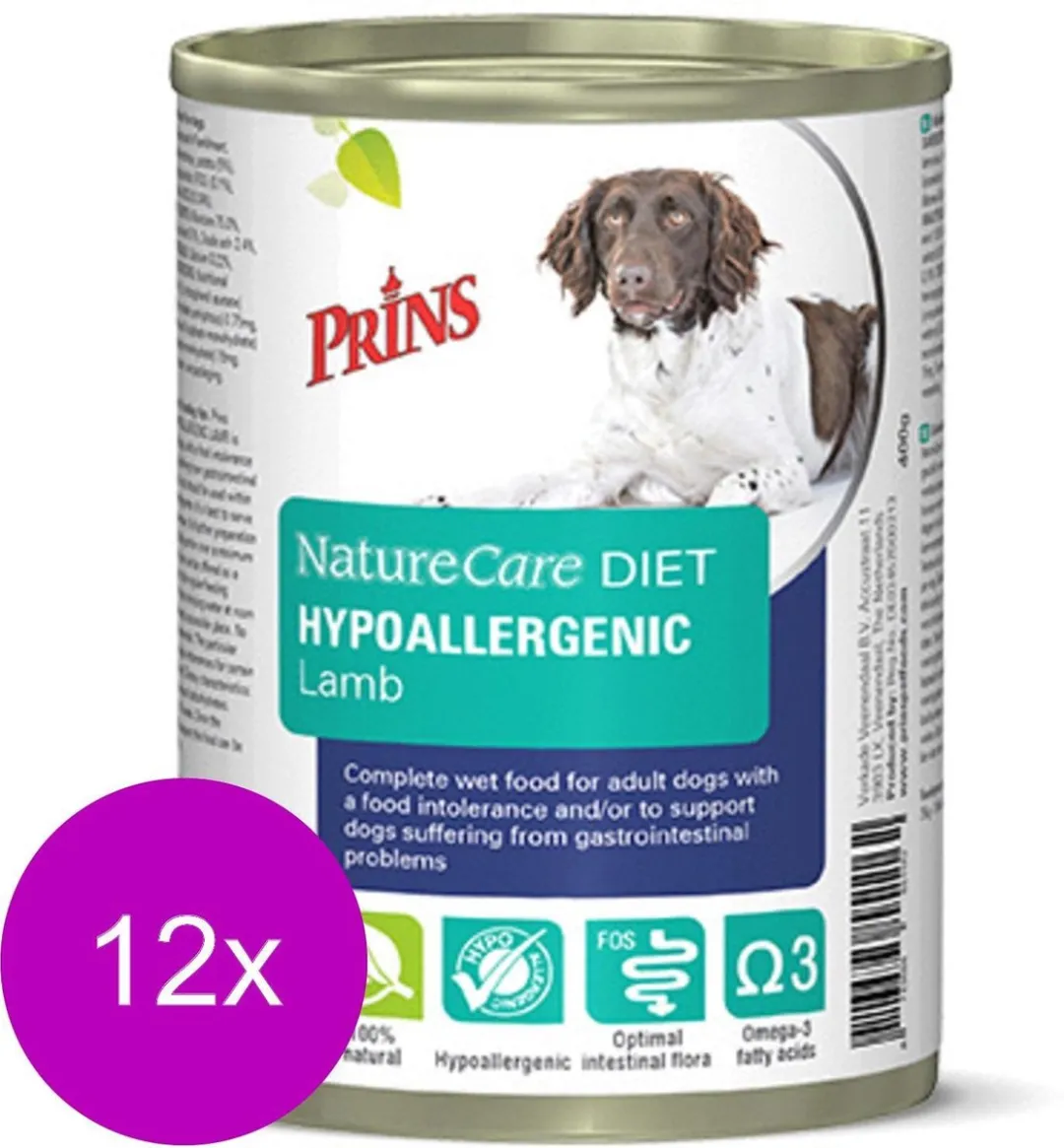 Prins NatureCare Hypoallergene Lam 12x400g