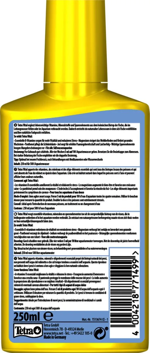 Tetra Vital 250ml - Aquariumverzorging