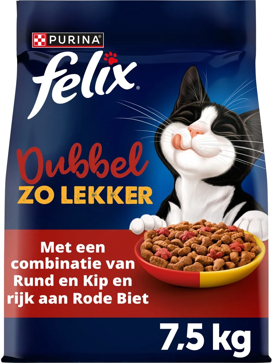 Felix Dubbel Zo Lekker Rund & Kip 7.5kg