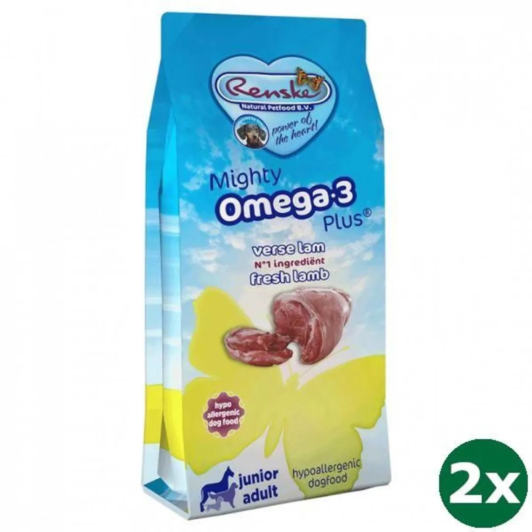 Renske Mighty Omega Plus Lam Hypoallergeen Hondenvoer