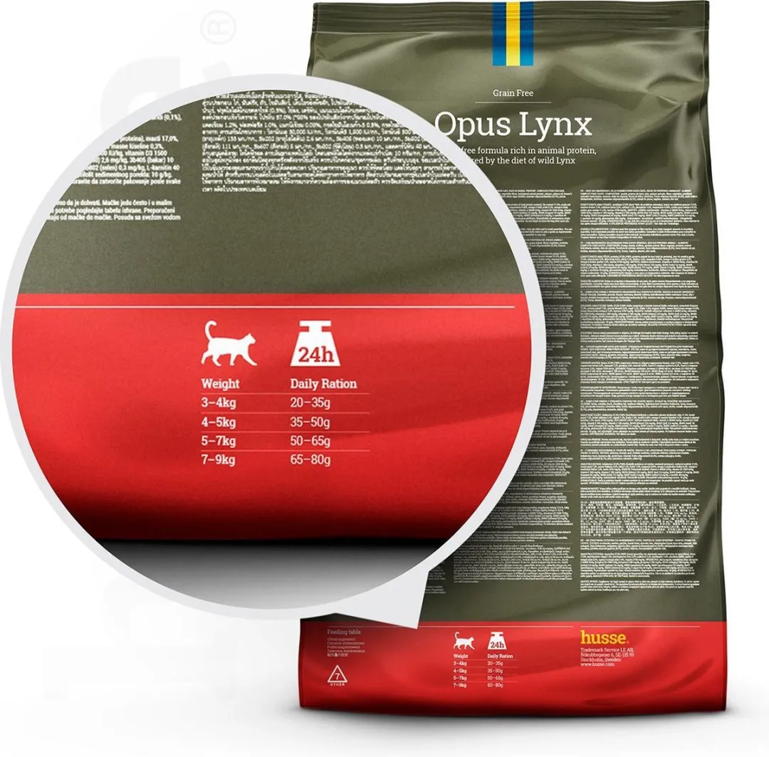 Husse Opus Lynx Graanvrij Kattenvoer 7kg
