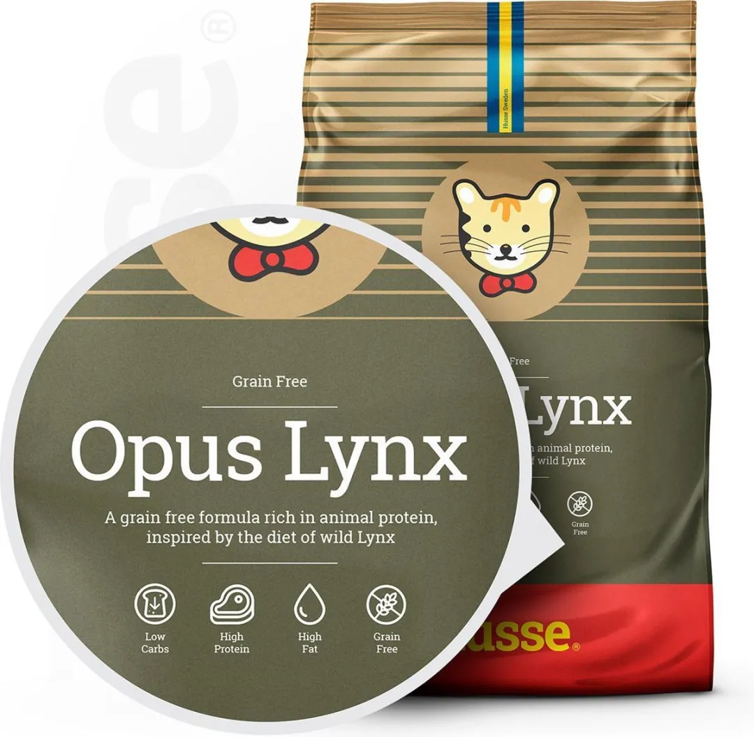 Husse Opus Lynx Graanvrij Kattenvoer 7kg