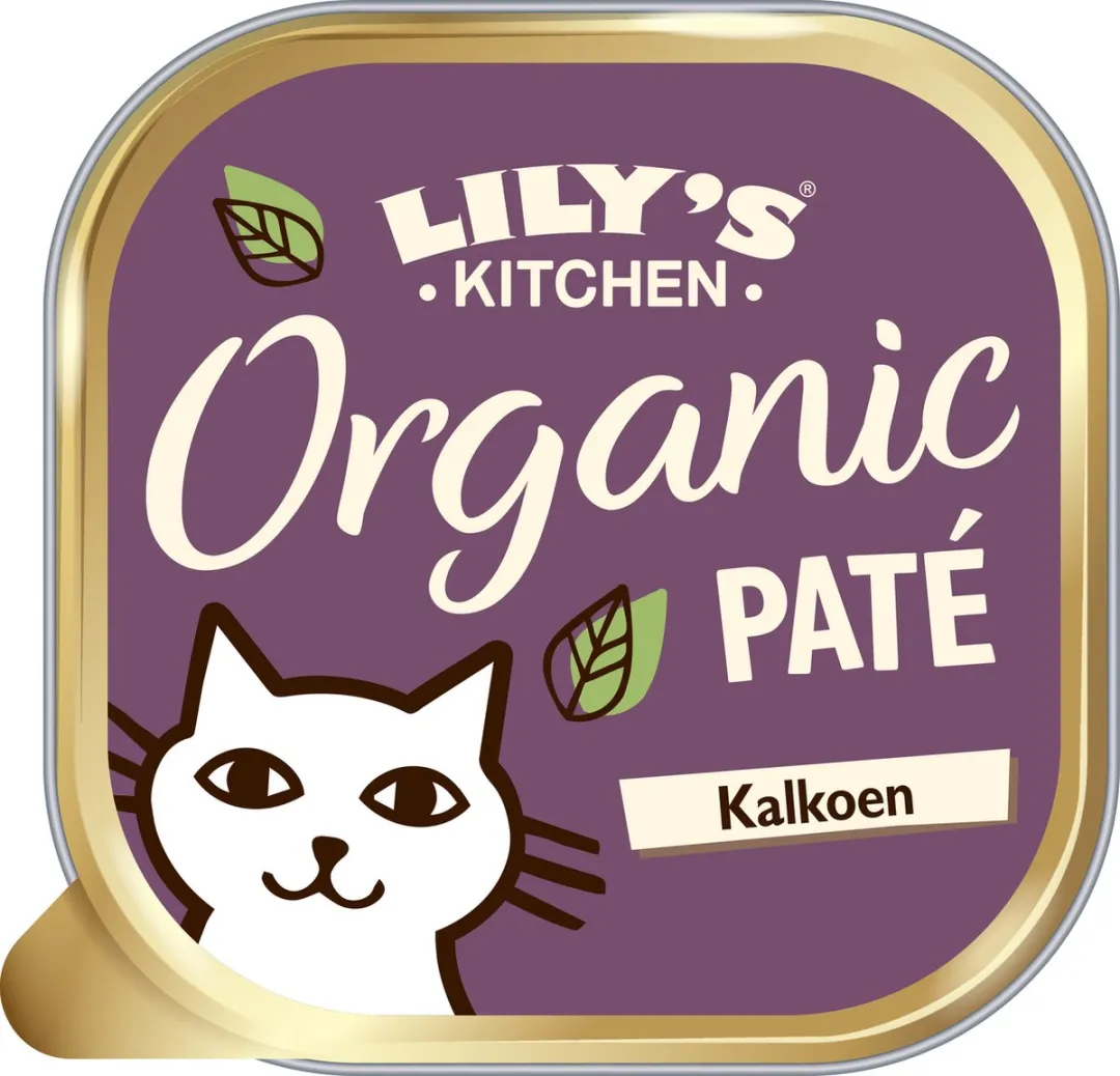Lily's Kitchen Biologische Kalkoenpaté Kattenvoer - 19x85g