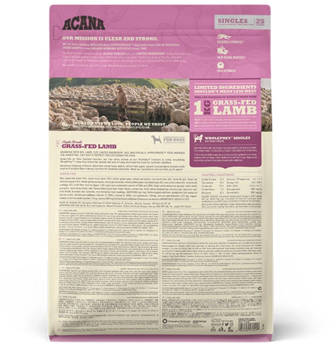 Acana Grass-fed Lamb Hondenvoer - 1 Stuk - afbeelding 6 van 6