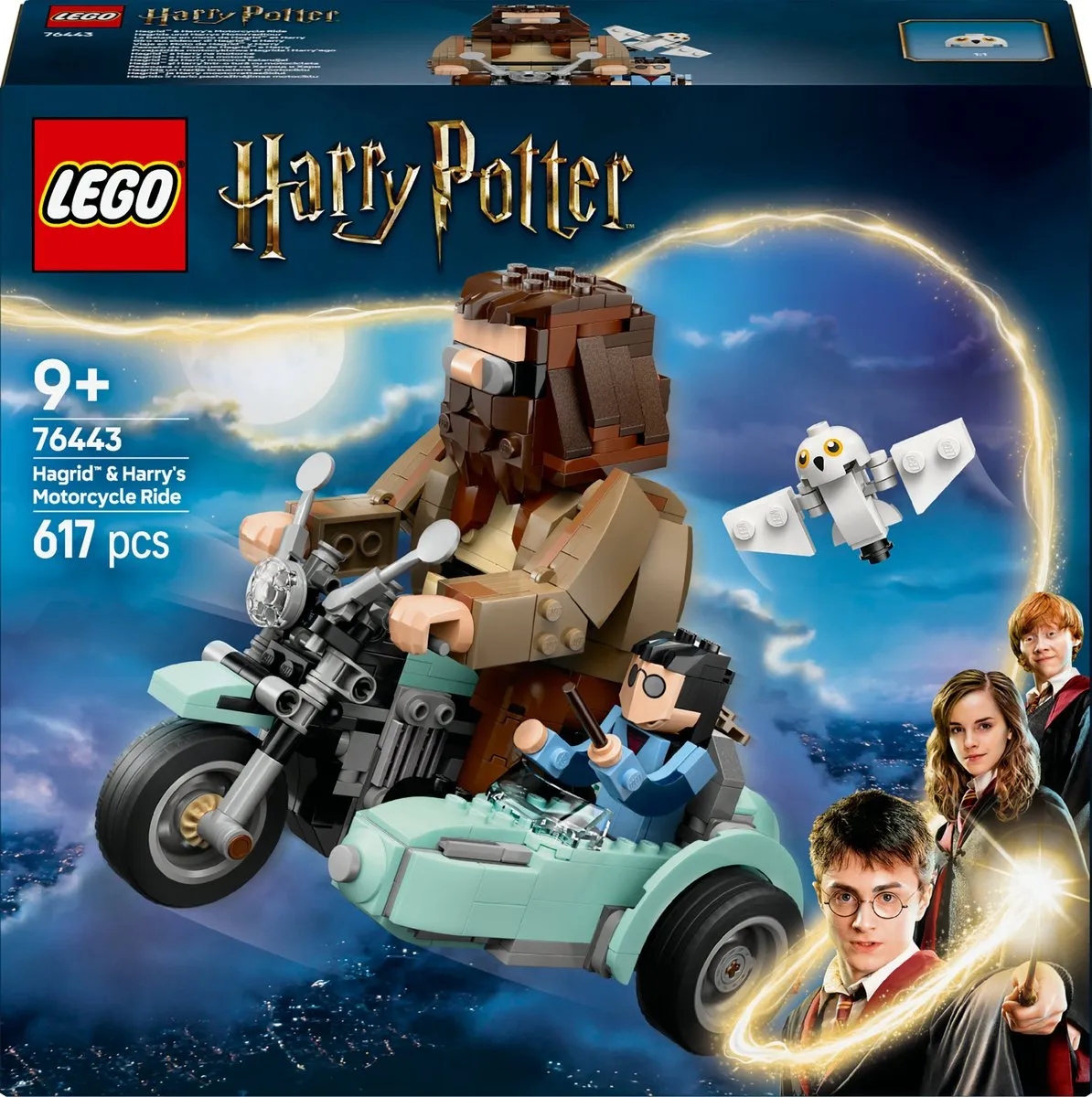 LEGO Harry Potter Hagrid en Harry's Motor 76443