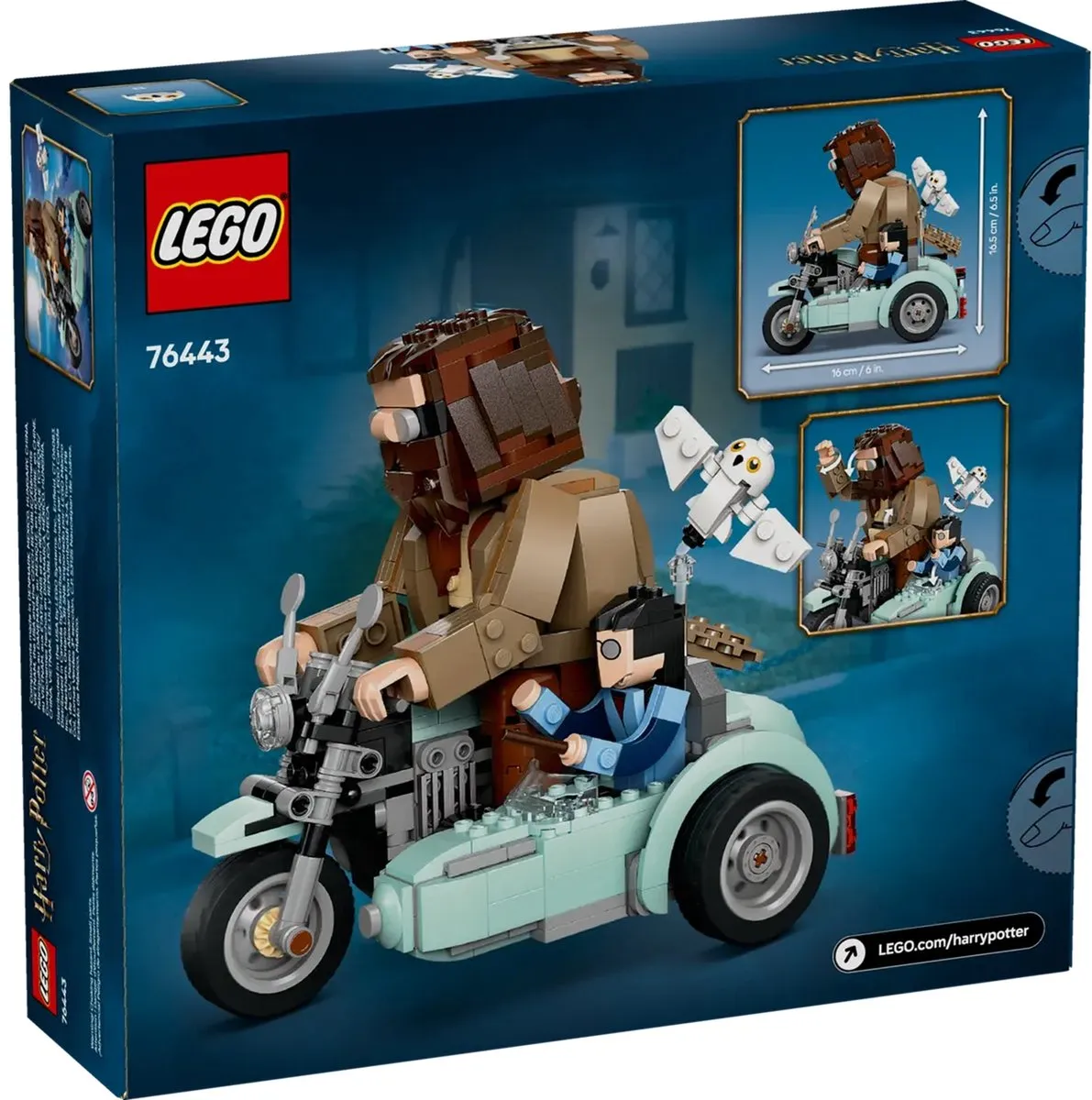LEGO Harry Potter Hagrid en Harry's Motor 76443 - 617 Stukken - afbeelding 6 van 6